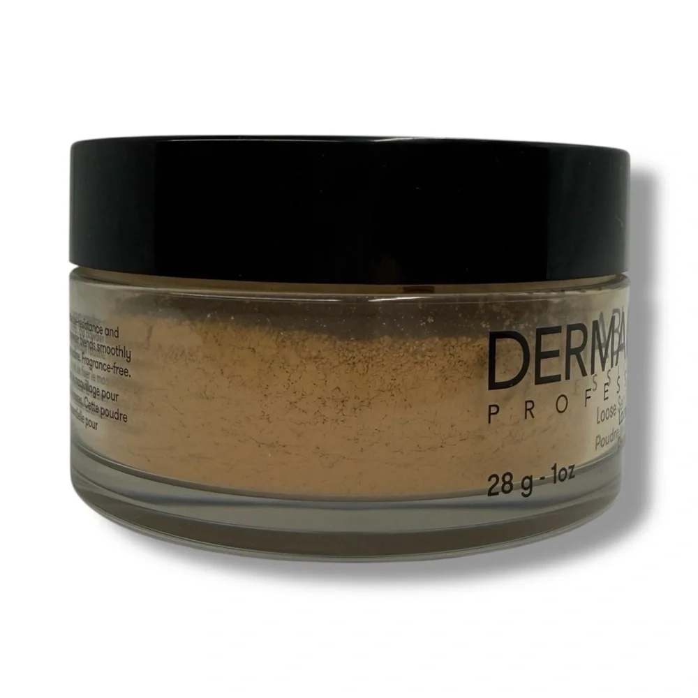 Dermablend Loose Setting Powder Warm Saffron Matte Finish Long Wear Makeup 1 oz